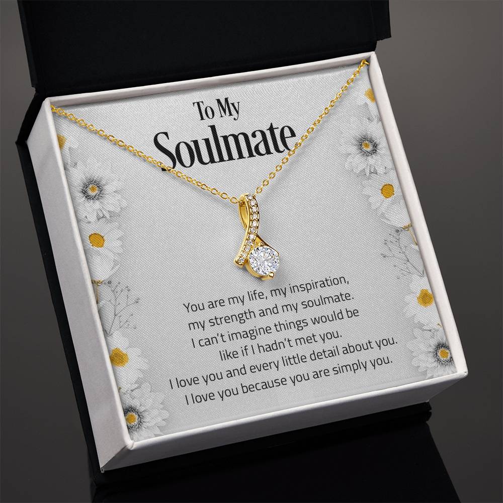 To My Soulmate | I Love You - Alluring Beauty necklace