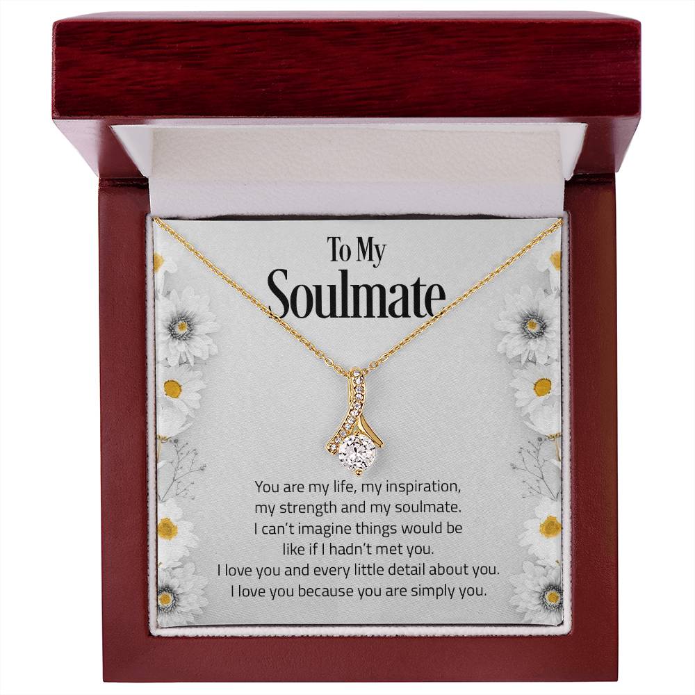 To My Soulmate | I Love You - Alluring Beauty necklace