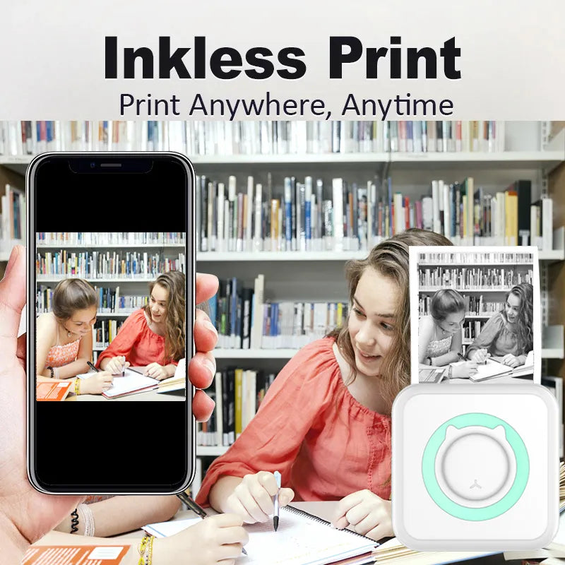 PrintPal Pocket Printer *   Complete set of Paper, Pens and Printer!